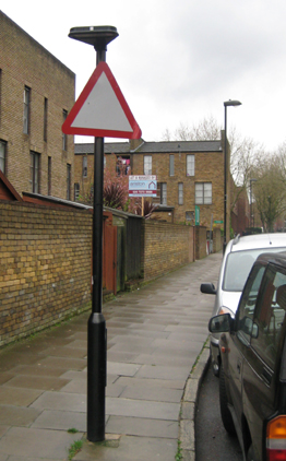 Road sign, London, 2009