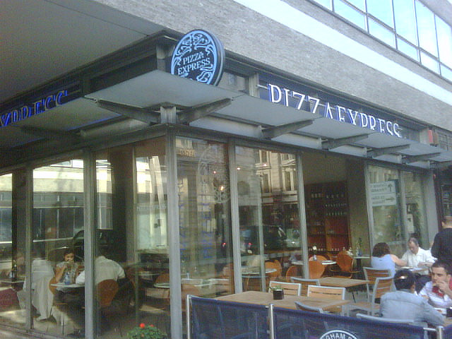 Pizza Express, Langham Place 1 down, 127 to go