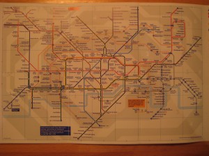 London Tube map: previous version