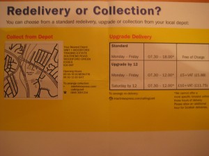 Interlink Exprss delivery card