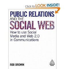 Rob Brown - Public Relations and the Social Web: book cover