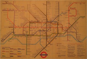 London tube map 1987