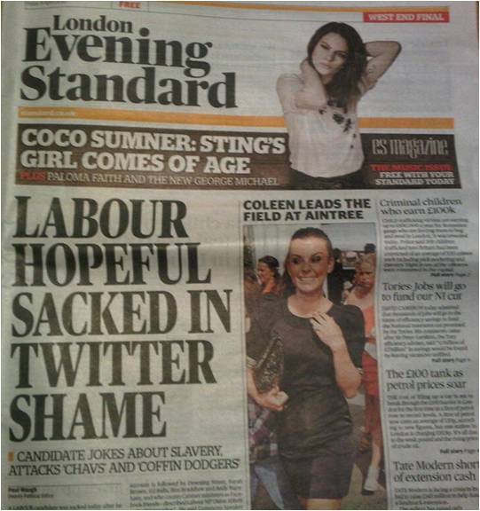 Labour Candidate Sacked Over Tweets