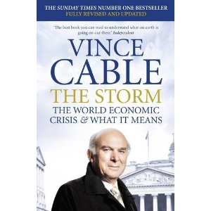 Vince Cable The Storm - book cover
