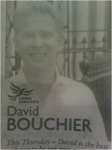 David Bouchier leaflet - Camden LibDems