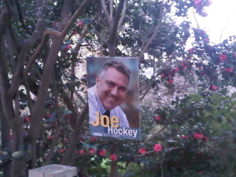 Australian Election Poster For Joe Hockey