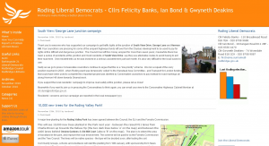 Roding Liberal Democrats blog: screenshot
