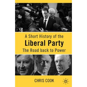 Chris Cook - A Short History of the Liberal Party - book cover