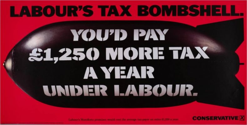 Labour Tax Bombshell - 1992 general election advert from Conservative Party