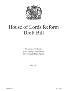 Cover of the House of Lords Reform Draft Bill