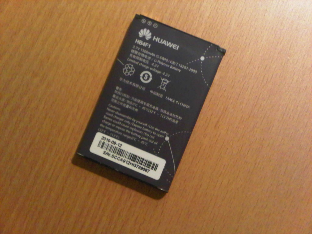 Huawei HB4F1 U8220 Battery WiFi 1500mAH 4.2V