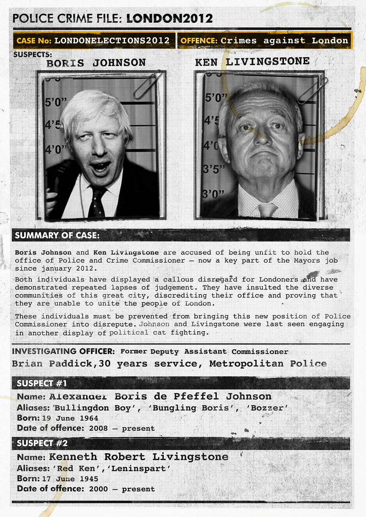 Johnson-Livingstone Crime File leaflet - front