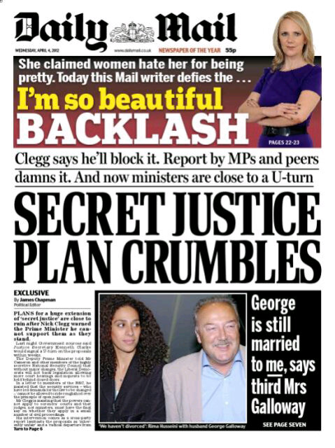 Nick Clegg Blocks Secret Justice Plan