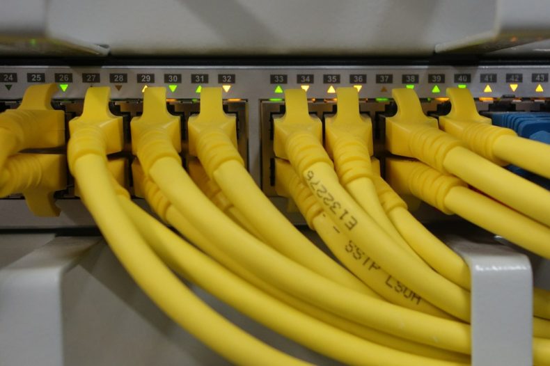 Yellow network cables - CC0 Public Domain