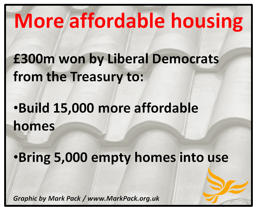 Housing: £300m for affordable homes