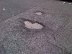 Cecile Park potholes