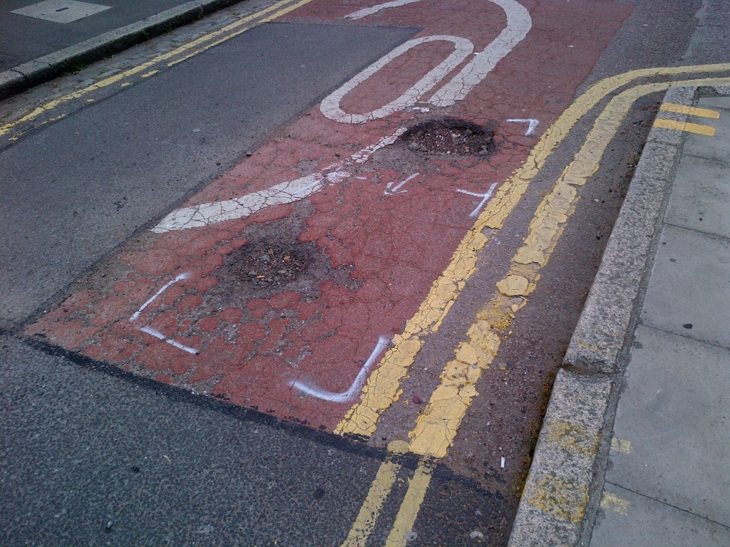Albert Road pothole
