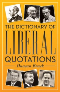 The Dictionary of Liberal Quotations - book cover
