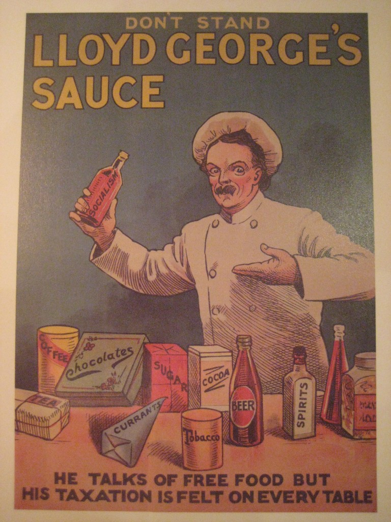 David Lloyd George's sauce - 1909 Conservative Party poster