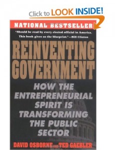 Osborne and Gaebler - Reinventing Government