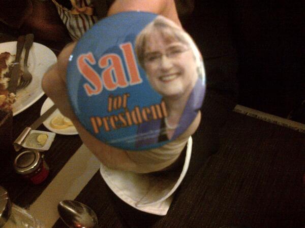 Sal Brinton President campaign badges