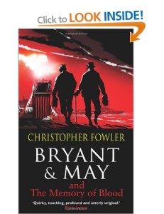 Bryant and May and The Memory of Blood - book cover