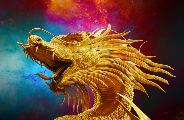 Golden Dragon. Public Domain CC0