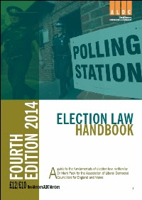 Election Law Handbook 4th edition - cover