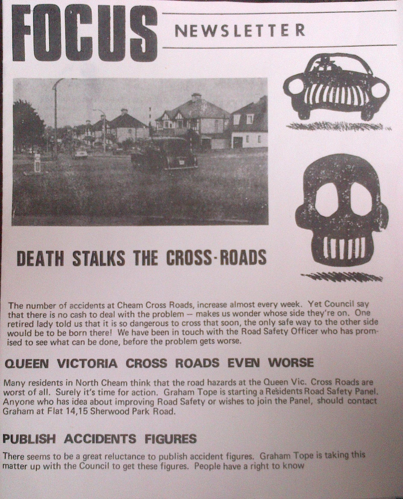 Sutton 1972 Focus leaflet - front