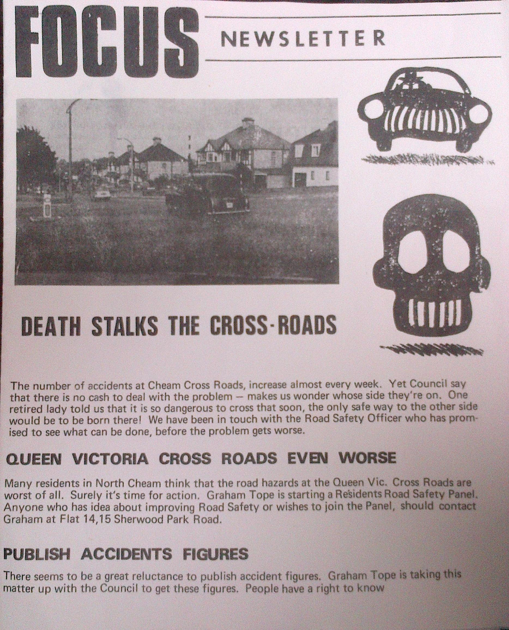 Sutton 1972 Liberal Party Focus leaflet - front