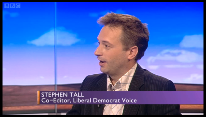 Stephen Tall on the BBC