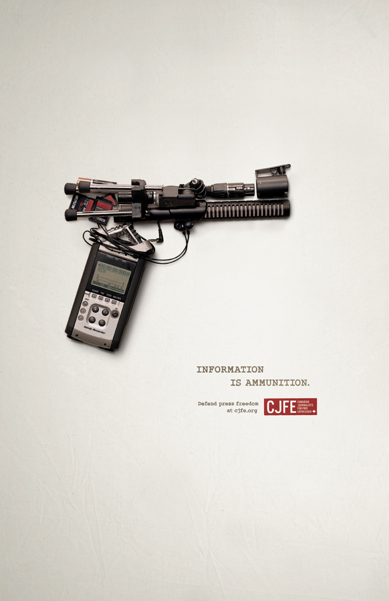 Information is ammunition - pistol