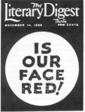 Literary Digest cover on its poll error