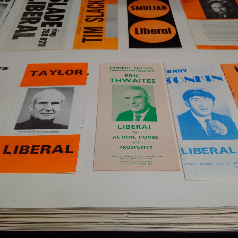 Liberal Party leaflets 1970 (2)
