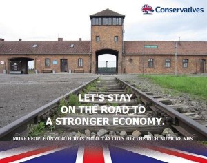 Tory death camp poster