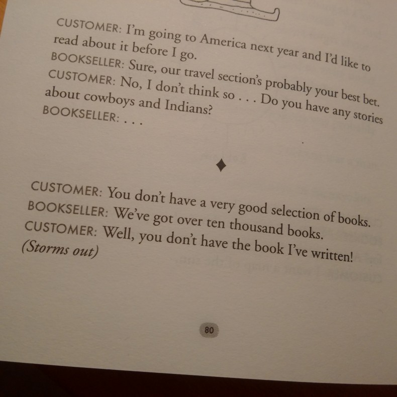 Extract from Weird Things Customers Say in Bookshops by Jen Campbell