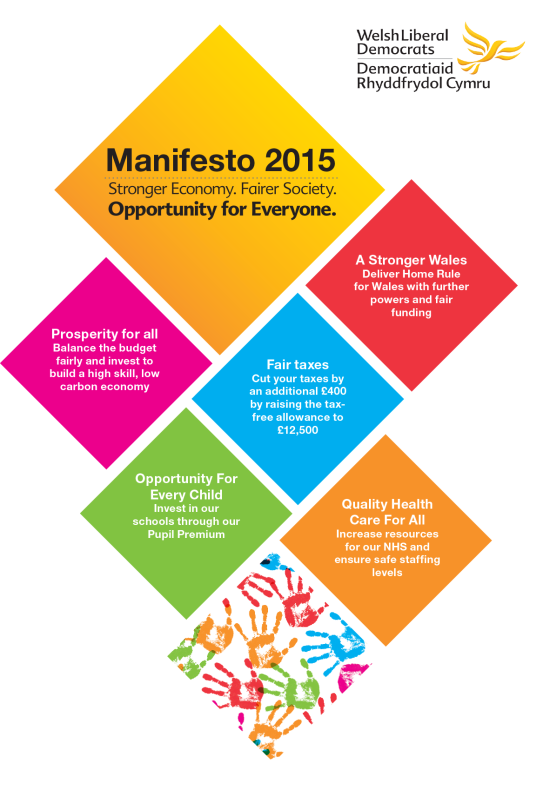 Welsh Lib Dem manifesto front page
