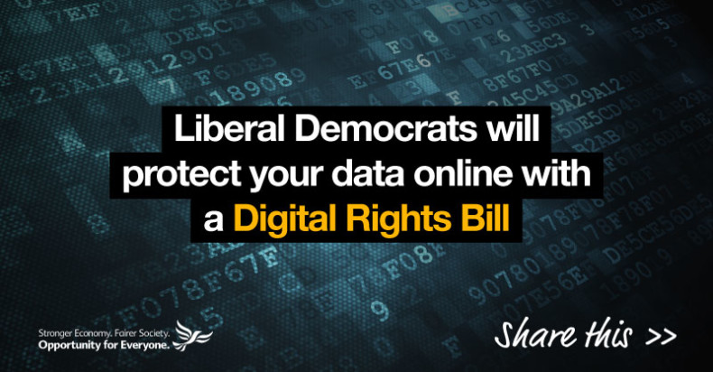 Digital Bill of Rights proposed by Lib Dems