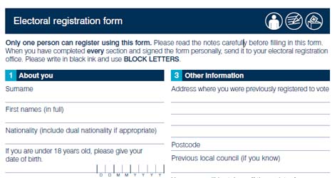 how to find someone on electoral register