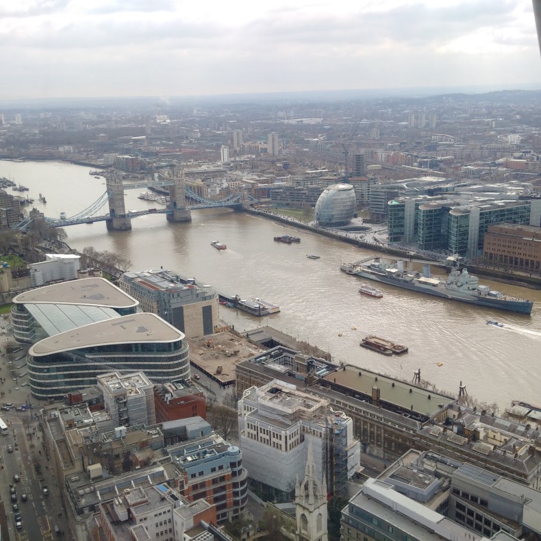 View out from 20 Fenchurch Street: Tower Bridge