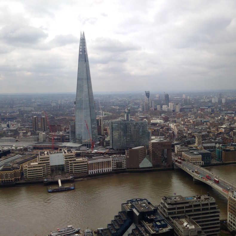 It's only from this angle that you can really appreciate how large The Shard's appendage is.
