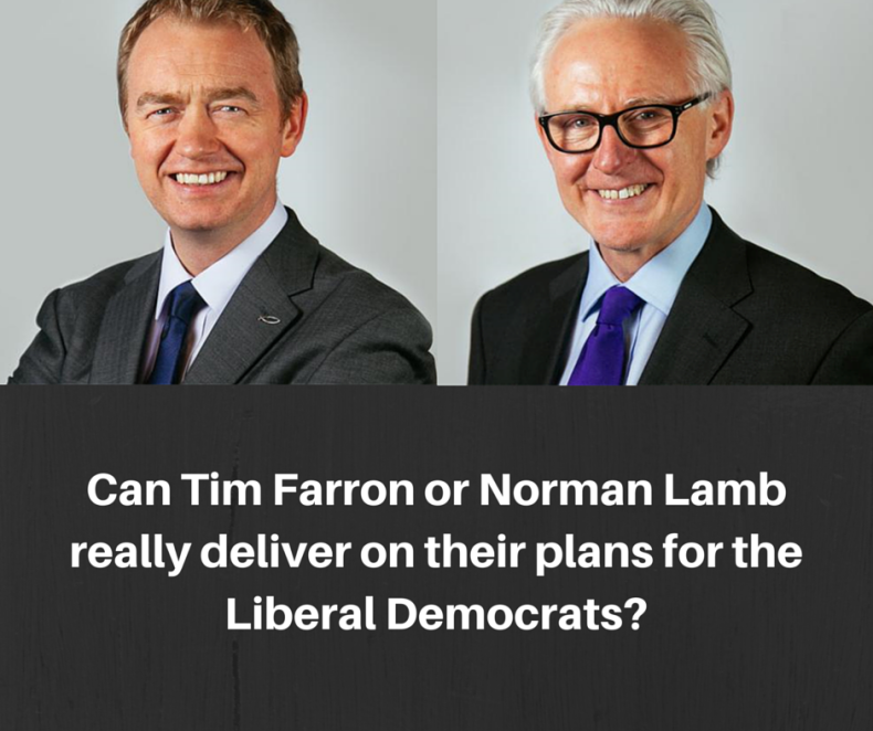 Can Tim Farron or Norman Lamb really deliver on their plans for the Lib Dems?