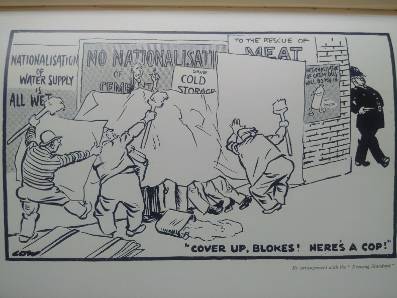 Low 1950 election cartoon - Evening Standard