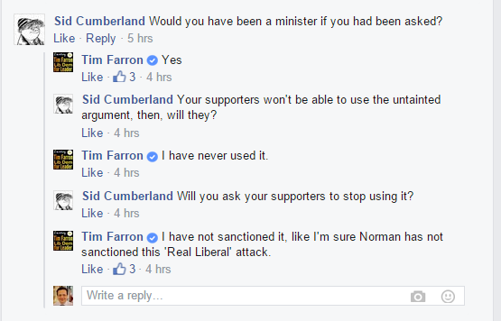 Tim Farron Q and A on Facebook