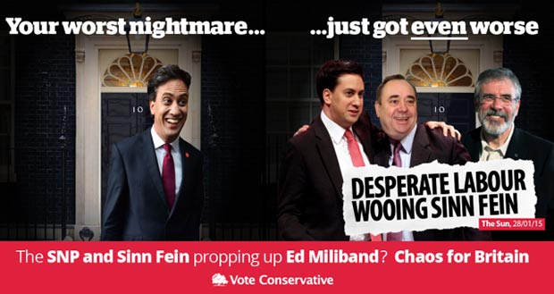 Conservative 2015 election poster - your worst nightmare
