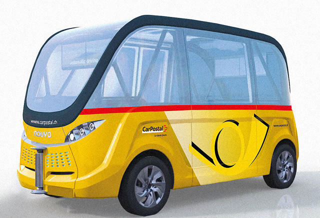 CarPostal driverless bus