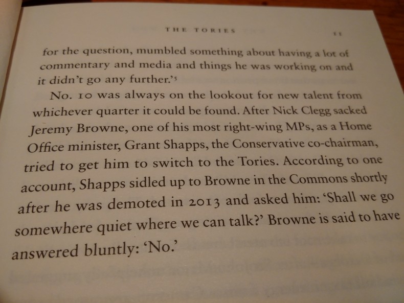 Grant Shapps asked Jeremy Browne to defect