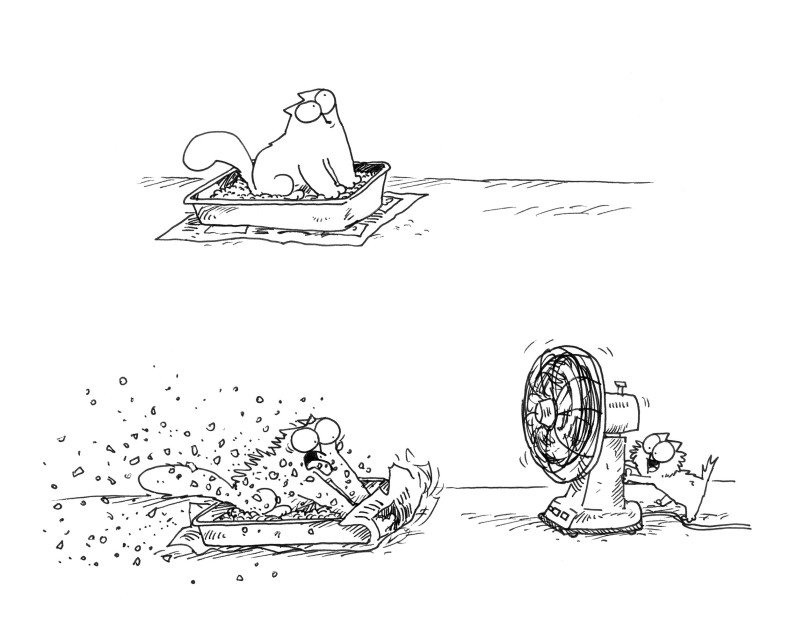 Page from Simon's Cat - Off to the vet