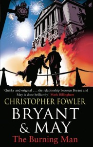 Bryant and May - The Burning Man by Christopher Fowler - book cover