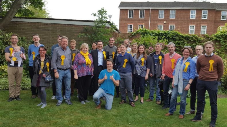 The team of Lib Dems in Bromley
